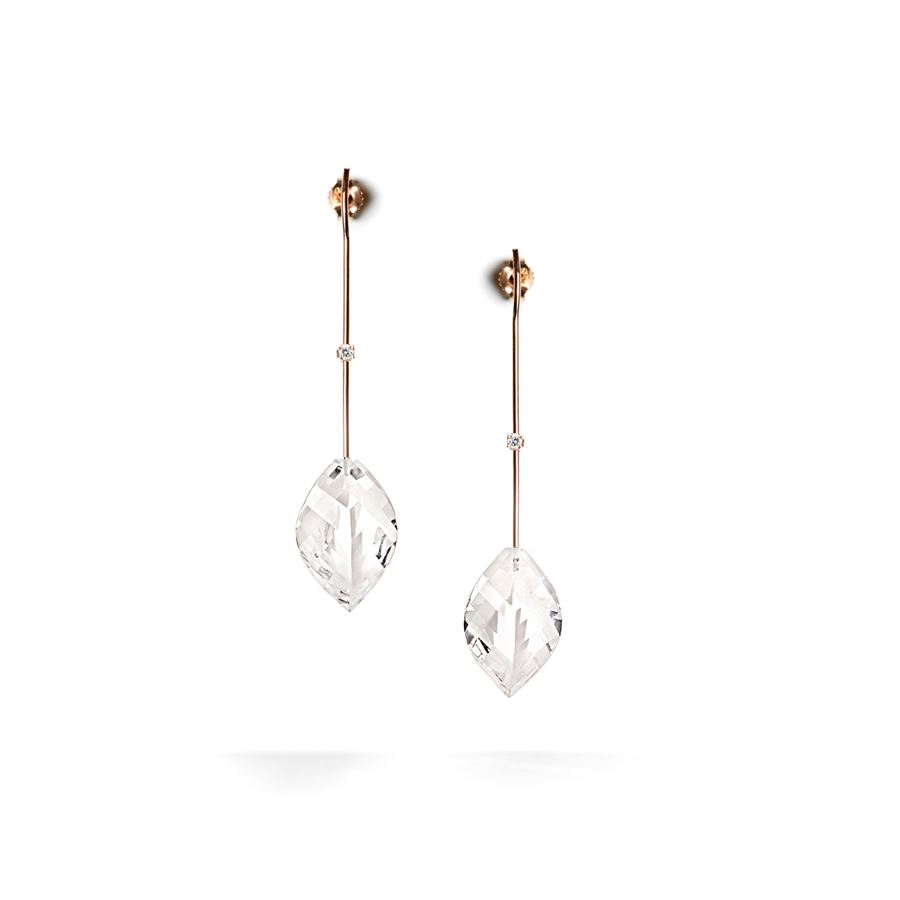 Amo in oro rosa e cristalli AMI | OR7 CDR MNDRLAU9R CT 0,04